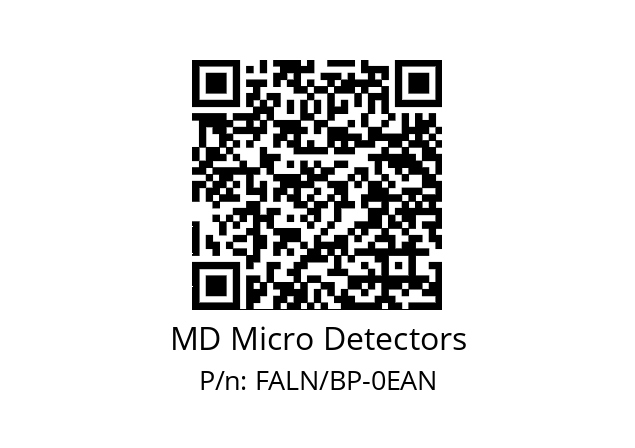   MD Micro Detectors FALN/BP-0EAN