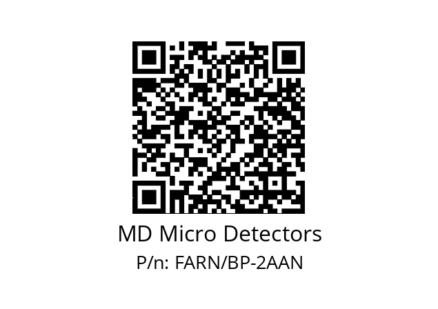   MD Micro Detectors FARN/BP-2AAN