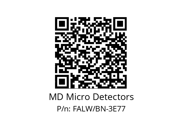   MD Micro Detectors FALW/BN-3E77