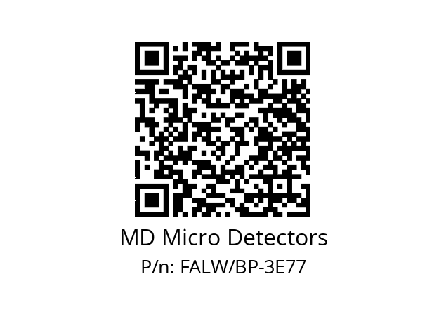   MD Micro Detectors FALW/BP-3E77