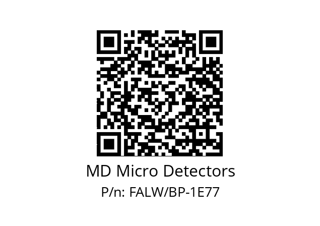   MD Micro Detectors FALW/BP-1E77