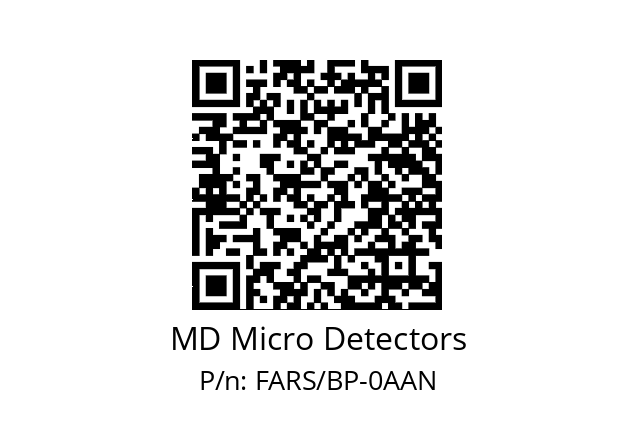   MD Micro Detectors FARS/BP-0AAN