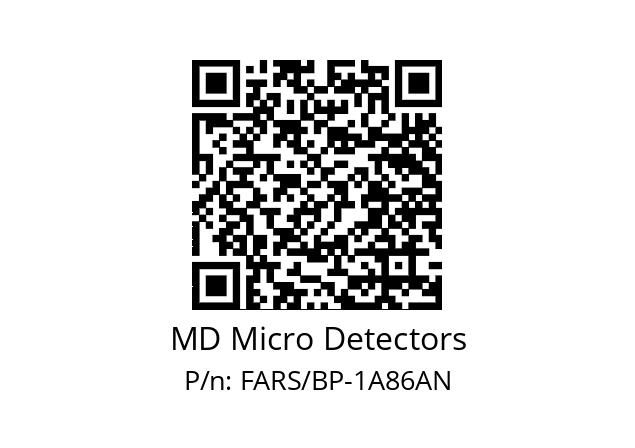   MD Micro Detectors FARS/BP-1A86AN