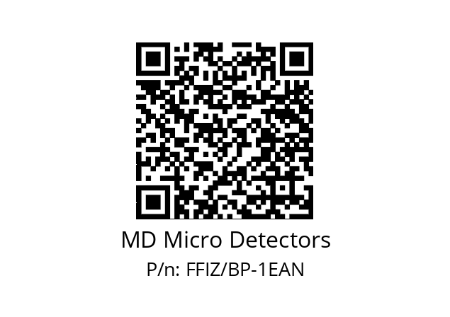   MD Micro Detectors FFIZ/BP-1EAN