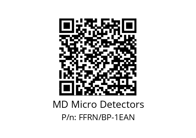   MD Micro Detectors FFRN/BP-1EAN