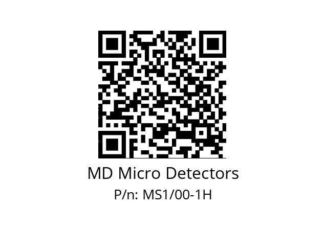   MD Micro Detectors MS1/00-1H