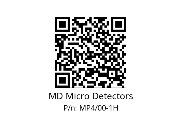   MD Micro Detectors MP4/00-1H