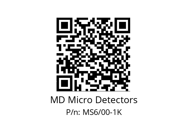   MD Micro Detectors MS6/00-1K