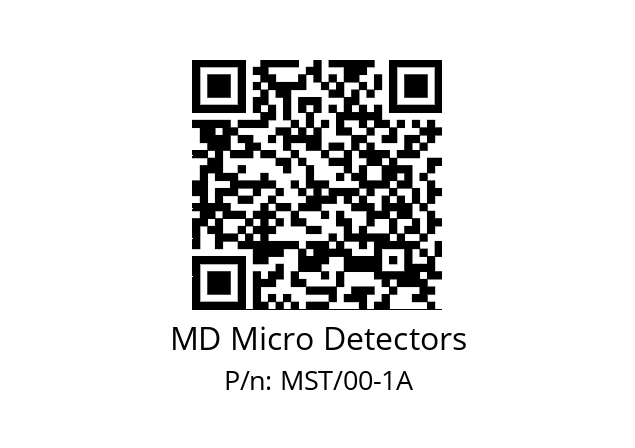   MD Micro Detectors MST/00-1A