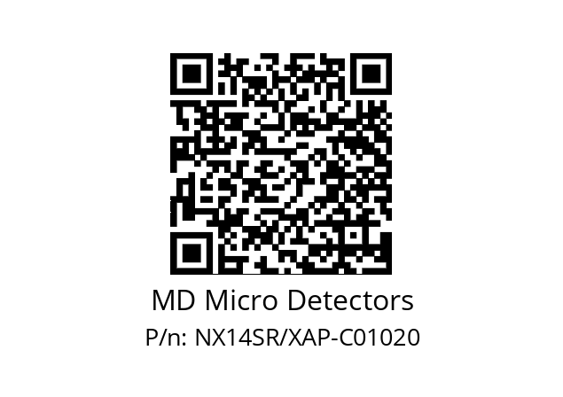   MD Micro Detectors NX14SR/XAP-C01020