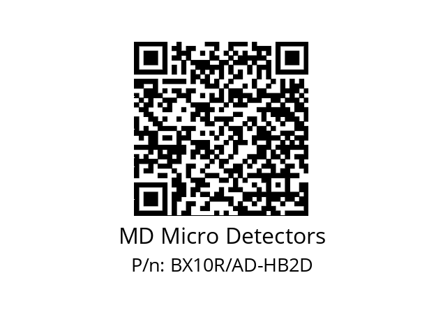   MD Micro Detectors BX10R/AD-HB2D