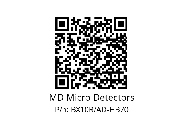   MD Micro Detectors BX10R/AD-HB70