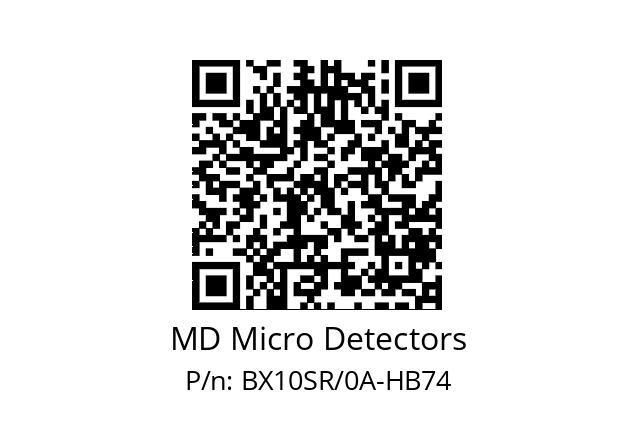   MD Micro Detectors BX10SR/0A-HB74