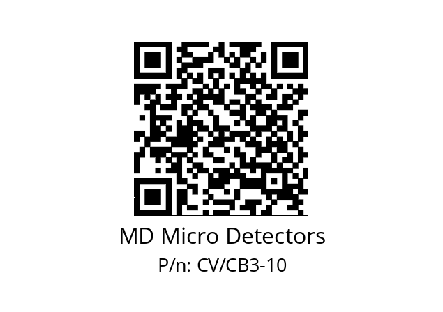   MD Micro Detectors CV/CB3-10