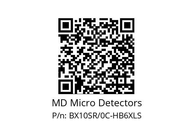   MD Micro Detectors BX10SR/0C-HB6XLS