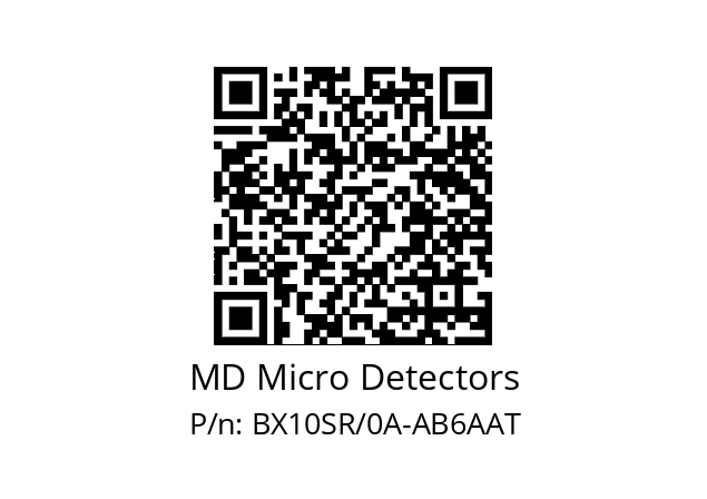   MD Micro Detectors BX10SR/0A-AB6AAT