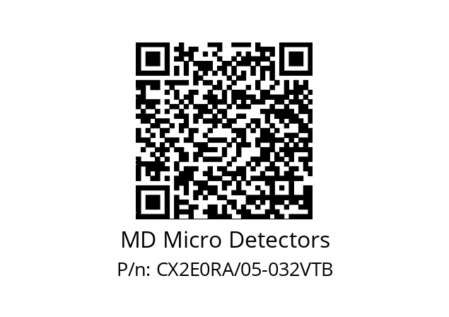   MD Micro Detectors CX2E0RA/05-032VTB