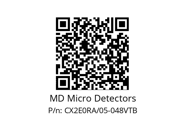   MD Micro Detectors CX2E0RA/05-048VTB