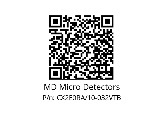   MD Micro Detectors CX2E0RA/10-032VTB