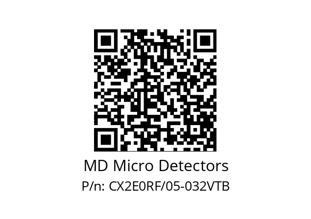   MD Micro Detectors CX2E0RF/05-032VTB