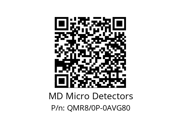   MD Micro Detectors QMR8/0P-0AVG80