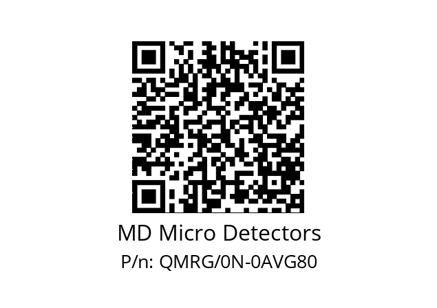   MD Micro Detectors QMRG/0N-0AVG80