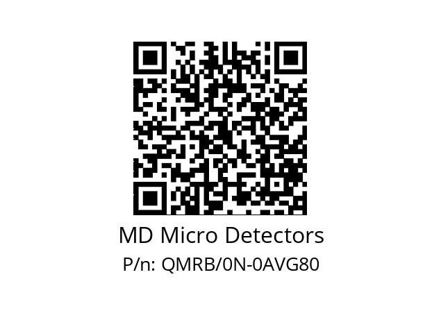   MD Micro Detectors QMRB/0N-0AVG80