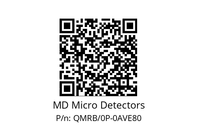   MD Micro Detectors QMRB/0P-0AVE80