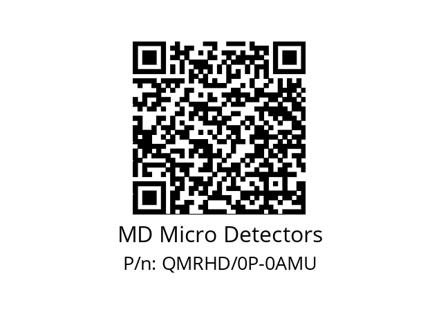   MD Micro Detectors QMRHD/0P-0AMU