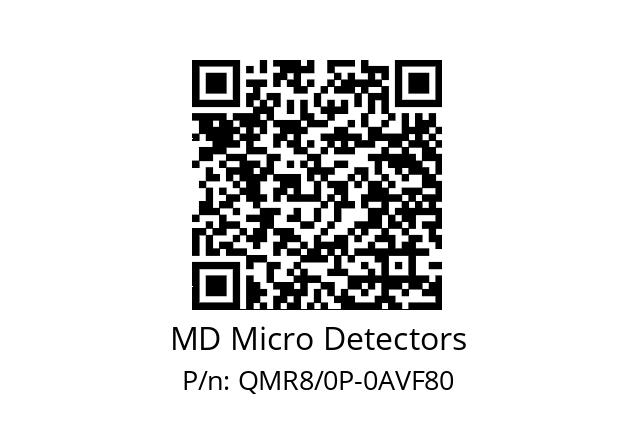   MD Micro Detectors QMR8/0P-0AVF80