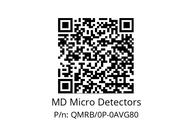   MD Micro Detectors QMRB/0P-0AVG80