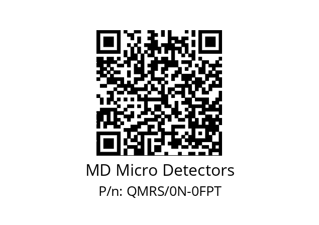   MD Micro Detectors QMRS/0N-0FPT