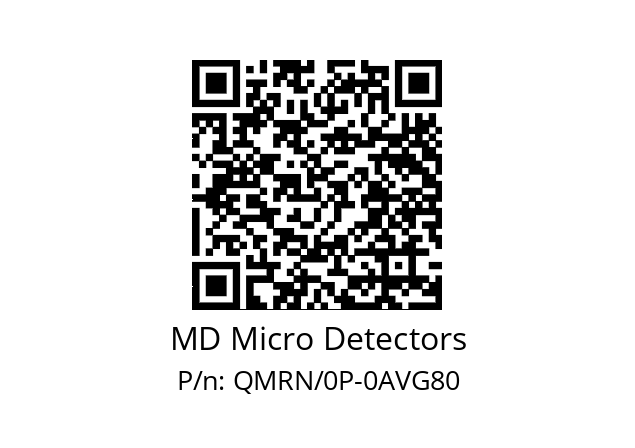   MD Micro Detectors QMRN/0P-0AVG80