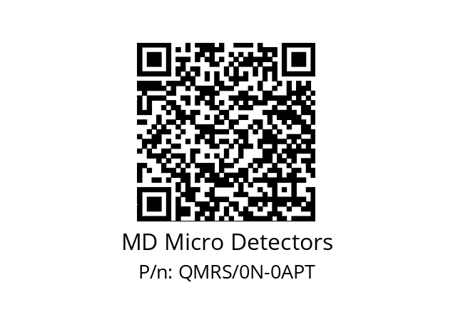   MD Micro Detectors QMRS/0N-0APT