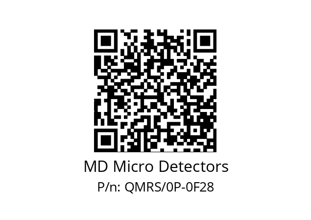   MD Micro Detectors QMRS/0P-0F28