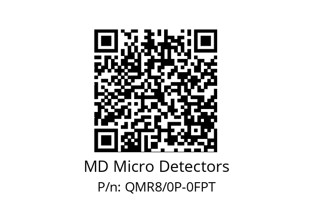   MD Micro Detectors QMR8/0P-0FPT