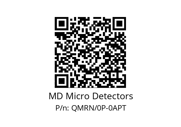   MD Micro Detectors QMRN/0P-0APT