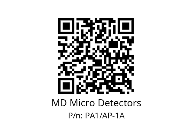   MD Micro Detectors PA1/AP-1A