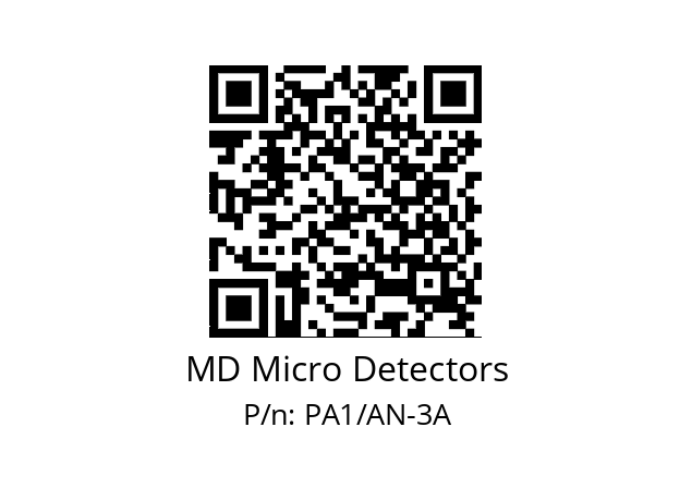   MD Micro Detectors PA1/AN-3A