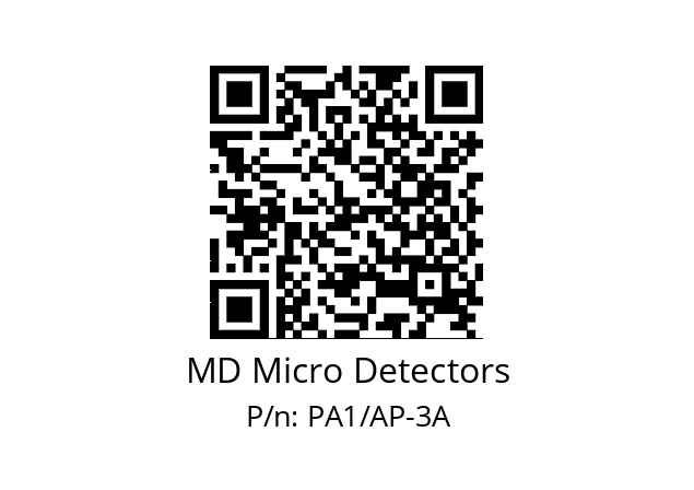   MD Micro Detectors PA1/AP-3A