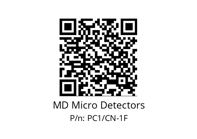   MD Micro Detectors PC1/CN-1F