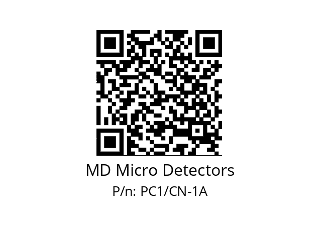   MD Micro Detectors PC1/CN-1A