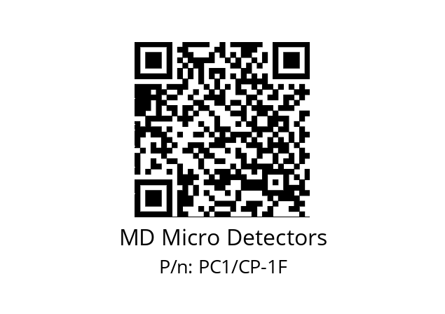   MD Micro Detectors PC1/CP-1F