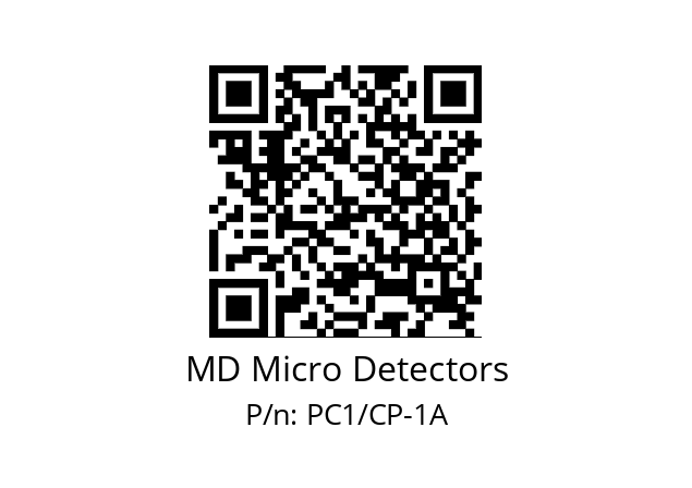   MD Micro Detectors PC1/CP-1A