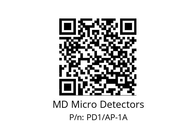   MD Micro Detectors PD1/AP-1A