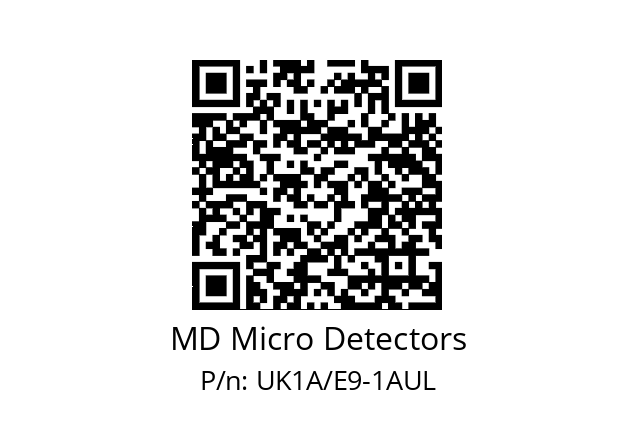   MD Micro Detectors UK1A/E9-1AUL