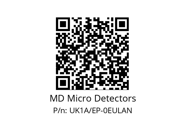   MD Micro Detectors UK1A/EP-0EULAN