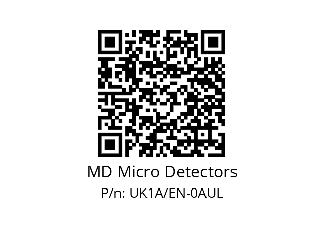   MD Micro Detectors UK1A/EN-0AUL