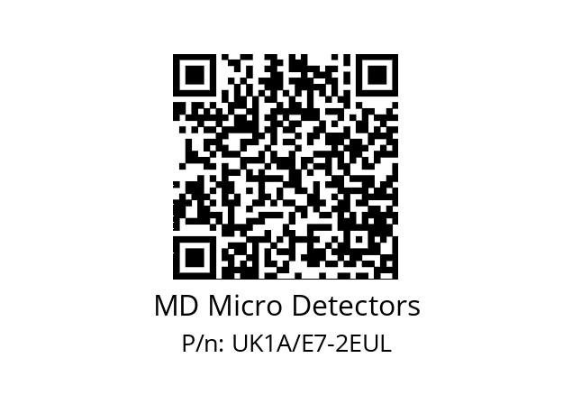   MD Micro Detectors UK1A/E7-2EUL