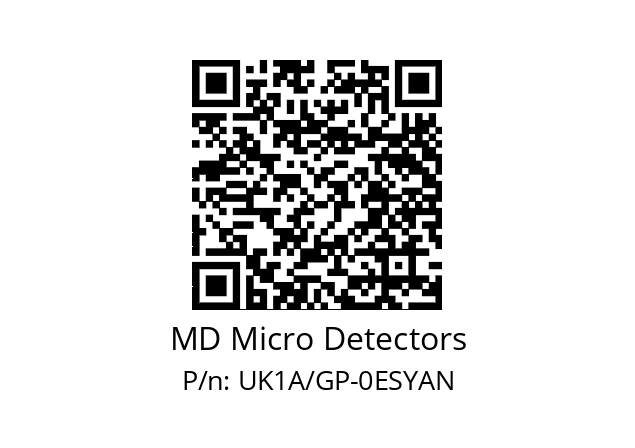   MD Micro Detectors UK1A/GP-0ESYAN